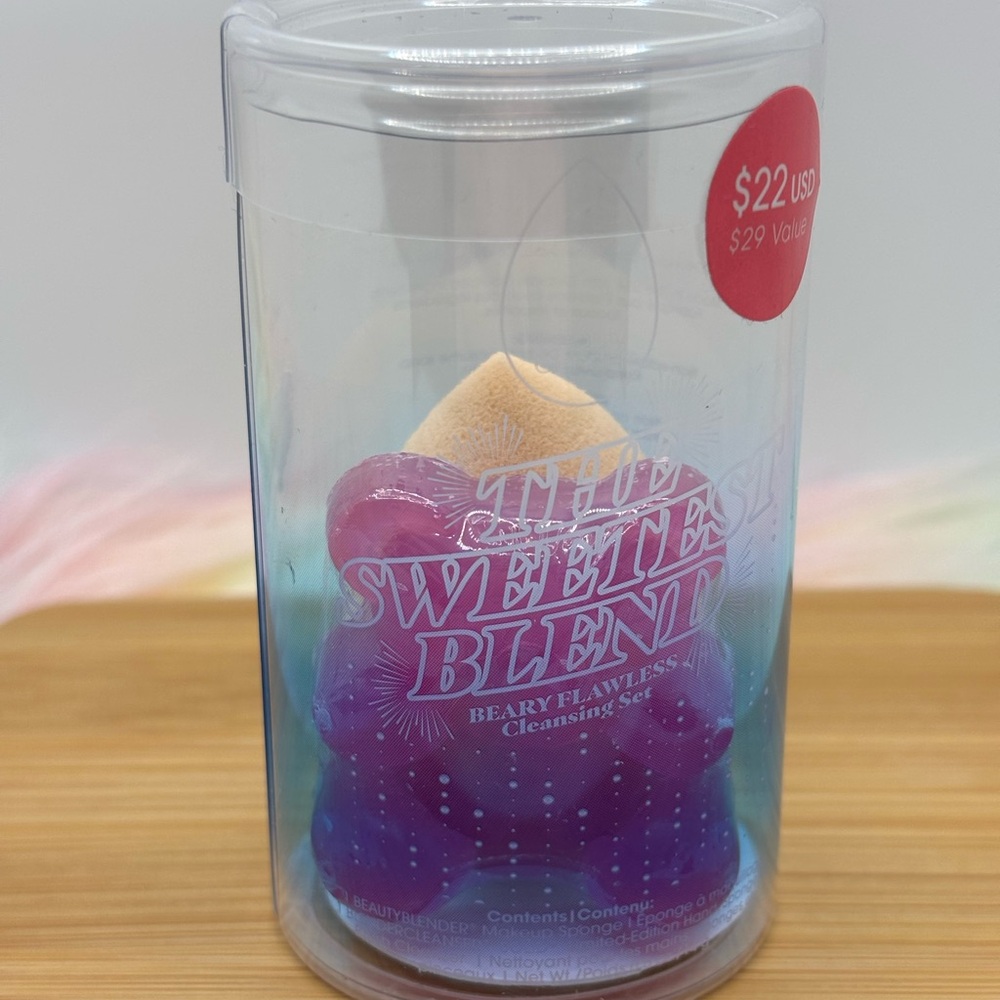 BeautyBlender the sweetest blend beary flawless cleansing set